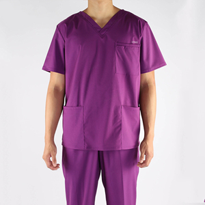 Tenues d'infirmières athlétiques personnalisées en usine, ensembles de blouses et pantalons de jogging en jersey de coton pour hôpitaux et établissements médicaux - Product Image 3