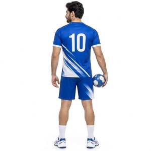 Conjuntos de Balonmano, Camiseta Deportiva Ligera, Pantalones Cortos a Juego, Material Transpirable y Cómodo, OEM, Adecuado para Entrenamiento en Equipo - Product Image 2