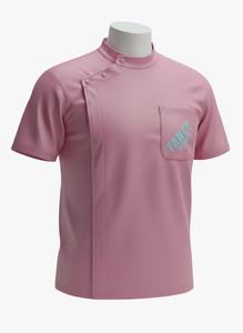 Chaqueta Clásica con Cierre para Barberos - Uniforme para Estilistas - Bata Profesional de Manga Corta para Salón con Bolsillo Frontal - Product Image 2