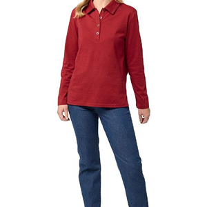 High Quality Custom Logo Breathable <b>Women</b> <b>Polo</b> Shirt Printed Slim Fit Cotton Polyester <b>Polo</b> T Shirt for <b>Women</b> Customized - Product Image 1