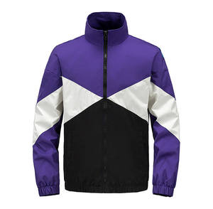 OEM Unisex Windbreaker <b>Jacket</b> Stand Collar Waterproof Anti-Bacterial Breathable Lightweight <b>Winter</b> Training Sports <b>Running</b> - Product Image 2