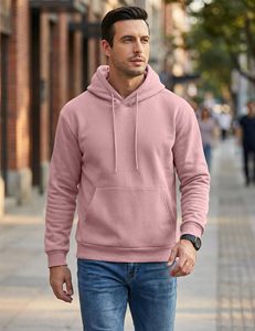 Wholesale 100% Cotton Men's Pullover Hoodie Custom Dropped Shoulder Casual Style Oversized Streetwear Pullover Hoodies <b>for</b> Men - Product Image 2