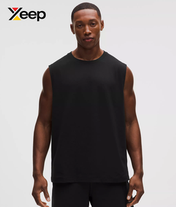 เสื้อกล้ามออกกำลังกายผู้ชาย XEEP รุ่น XC-GTT-34 คุณภาพสูง ระบายอากาศได้ดี แห้งเร็ว พิมพ์ลายแบบ Heat-Transfer ผ้าถัก 100% คอตตอน คอกลม ด้านหน้า - Product Image 1