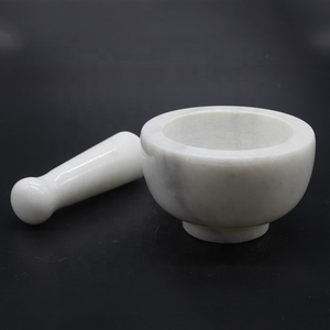 Mortero y pilón de mármol de diseño, de fabricante confiable, para cocinas elegantes que ofrecen tanto un atractivo estético como un valor funcional. - Product Image 4