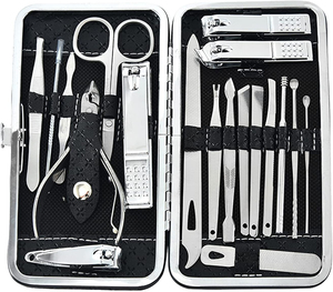 Premium Quality High-End <b>Professional</b> Lightweight Manicure Pedicure Set Stainless Steel Instruments Reusable 5-in-1 <b>Nail</b> <b>Clipper</b> - Product Image 4