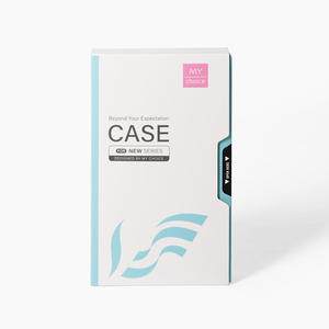 Cajas de embalaje plegables ecológicas de papel negro personalizadas OEM para fundas de teléfonos móviles - Product Image 4