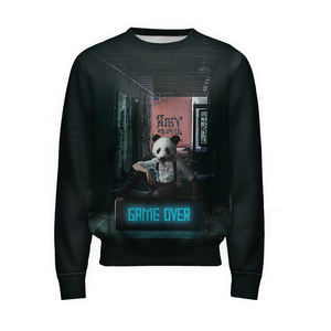 Vente en gros de sweatshirts noirs pour hommes et femmes, vêtements de tous les jours, pull, T-shirt à manches longues tendance en plein air avec service OEM - Product Image 1