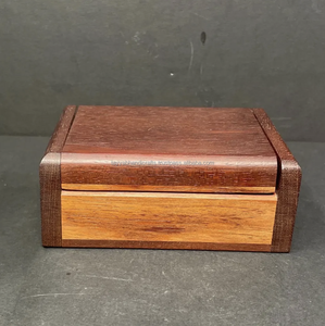 <b>Wooden</b> Storage Box Jewelry Box with Sliding Lid Rectangular Solid Pull-out Gift Packaging Tea Box - Product Image 6