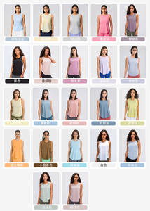 Camiseta Deportiva de Verano para Mujer, con Logotipo Personalizado, UPF 50+, Secado Rápido, Suave y Cómoda, Cuello Redondo, Elástica en Cuatro Direcciones, Holgada, Larga, para Yoga y Gimnasio - Product Image 2