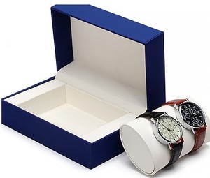 Hot Sale Valentine's Day Protective Jewelry Gift Set <b>Box</b> Square Watch Necklace Ring <b>Earring</b> Flip PU Leather Watch Gift <b>Box</b> - Product Image 4