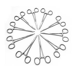 Pinzas Hemostáticas Quirúrgicas Rectas y Curvas, de Acero Inoxidable, de Alta Calidad, con Certificación CE, Juego de Instrumentos - Product Image 6