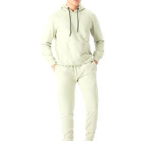 Survêtement en tissu de haute qualité et confortable, idéal pour un usage quotidien, manches longues, fermeture éclair résistante, coupe ample, survêtements en coton - Product Image 1
