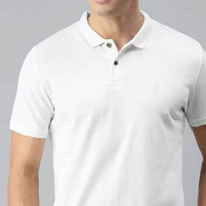Polo Blanco Ártico Premium para Hombre |   Camiseta Informal de Negocios de Algodón Piqué Sólido |   Ropa Deportiva Urbana para Gimnasio, Entrenamiento y Golf - Product Image 3