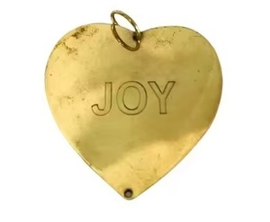 Adorno Navideño Decorativo en Forma de Corazón, Adorno Metálico Colgante para Árbol y Decoraciones de Invierno - Product Image 5