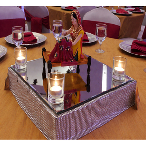 ไอเดียตกแต่งงานแต่งงานแบบปัญจาบ/ รูปปั้นจัตตีขนาดเล็กแบบปัญจาบพร้อมลายฟูลคารี/ จัตตีแบบปัญจาบกำลังทำลายฟูลคารี ของตกแต่งงานแต่งงานแบบออสเตรเลีย - Product Image 1