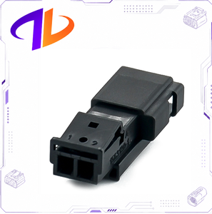 Conector de cableado automotriz 563190-1 compatible, macho de 2 pines, 1.6mm, sin sellar, con contacto de cobre y carcasa de nailon, 12V 3A - Product Image 1