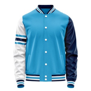 เสื้อแจ็คเก็ตวาร์ซิตี้แบบกำหนดเอง ปักโลโก้ คุณภาพสูง ทำจากผ้าขนสัตว์ แจ็คเก็ตเบสบอล - Product Image 3