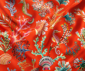 Tela de Terciopelo Viscosa 100% Orgánica con Estampado Floral, Suave, Ecológica, de Secado Rápido, Ligera, 120GSM, para Ropa de Cama, Ropa, Toallas de Playa - Product Image 3