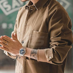 Winter Fashion <b>Mens</b> <b>Suede</b> Leather <b>Jacket</b> Casual Slim Fit Soft Genuine <b>Suede</b> Modern Street Look - Product Image 4