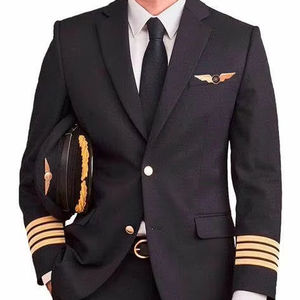 Uniformes de pilote, uniformes d'aviation, uniformes de pilotes et de personnel de bord, vêtements de travail pour hommes, vêtements de sécurité - Product Image 3