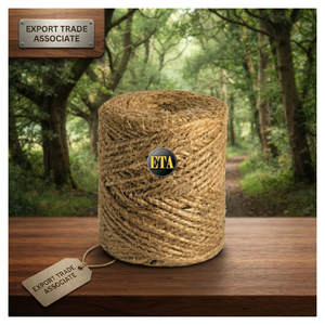 Fil de jute 100 % naturel, 2 plis, 57 LBS, de qualité supérieure, écologique, recyclable, antibactérien, matériau texturé pour la couture, le tricot et le tissage - Product Image 1