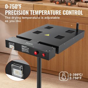 Essiccatore Flash Pro Potenziato da 1800W per Serigrafia, Macchina da Stampa 16x16 Pollici con Controllo Temperatura 0-750 Fahrenheit per Serigrafi - Product Image 5