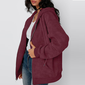 Sudadera con Capucha Extra Grande para Mujer, con Logotipo Personalizado, 100% Algodón, Impermeable, Ecológica, Deportiva, Venta al Por Mayor - Product Image 6