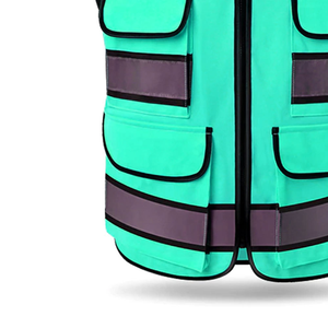 Gilet réfléchissant léger haute visibilité en tissu maille polyester pour vêtements de travail – Sécurité réfléchissante de qualité supérieure - Product Image 4