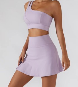 Vêtements de sport de yoga respirants imprimés écologiques à manches longues, compression, couleur unie, chauds, pour l'entraînement, taille élastique, légers, coupe-vent - Product Image 6