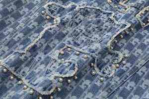 Chaqueta Vaquera de Algodón 100% Personalizada de Alta Calidad con Impresión Láser de Lujo, Ropa para Hombre, Chaquetas Vaqueras para Hombre - Product Image 3