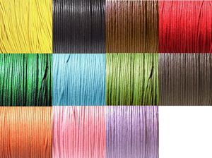 100% Waxed Cotton Cords for Shoes Home Textiles Jewelry Bags & Garments-Waterproof DIY Crafts & <b>Accessories</b> - Product Image 3