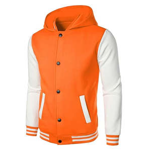 Veste de basket-ball unisexe personnalisée avec impression couleur, style streetwear, grandes tailles, avec logo brodé en chenille. - Product Image 2