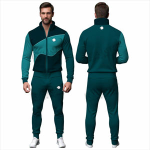 High Performance <b>Men</b> Tracksuits Set Moisture Wicking Fabric For Active Lifestyle Long Lasting Quality <b>Men</b> Tracksuits - Product Image 3