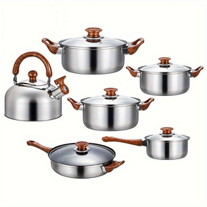 Premium <b>Woks</b> Set For Healthy Stir Fry Cooking With Durable Design Heat Resistant Handles Deep Cooking - Product Image 4