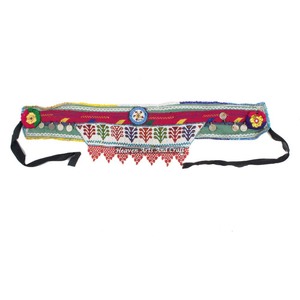 Vintage Belt Belly Dance Bead Afghani Traditional Waist Belt Kuchi Tribal BB093A <b>Old</b> Banjara Real Vintage Handmade Beaded Belts - Product Image 1