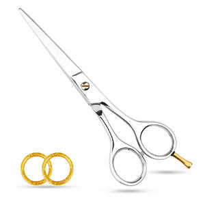 Vente en gros de ciseaux de coiffeur en acier inoxydable de haute qualité ciseaux de coupe de cheveux argentés avec pointe de lame tranchante pour la coiffure - Product Image 1