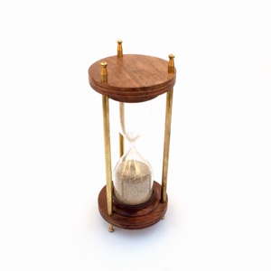 Đồng thau kim loại cát hẹn giờ sưu tập Cổ Phong Cách hải lý đồng hồ cát trang trí cổ điển đồng hồ cát hàng hải giờ Kính hẹn giờ để bán - Product Image 1