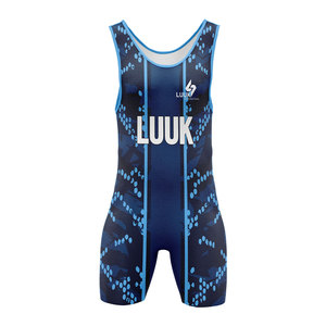 Combinaison de lutte personnalisée, impression par sublimation intégrale, nom de l'équipe, logo, numéro, uniforme athlétique à séchage rapide, vente en gros - Product Image 4