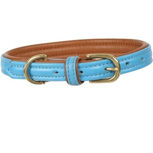 Factory Prices Eco-Friendly Solid Rivet Leather Dog <b>Collar</b> Super Soft Padded Design Customized All Sizes Available Wholesaler - Product Image 4