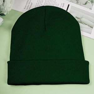 Bonnet d'hiver tricoté en gros, personnalisable avec logo, bonnet chaud à revers unisexe, bonnet côtelé, broderie personnalisée, chapeau d'hiver - Product Image 5