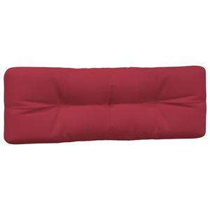 Ensemble de 3 coussins d'extérieur rouges, 100 % polyester, résistants à l'eau, matelassés, rectangulaires, pour meubles de patio, utilisables toute l'année - Product Image 6