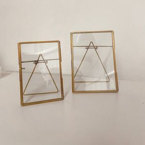 Elegant Metal and Glass <b>Photo</b> <b>Frame</b> for Home Decoration Display with Modern Luxury Design Style - Product Image 3