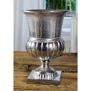 Vases décoratifs en métal de luxe, durables et antirouille, couleur argent, pour la planification d'événements - Vases modernes et minimalistes pour la maison - Product Image 4