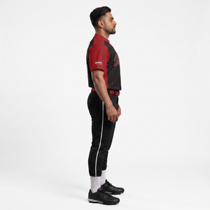 Camiseta de Béisbol Sublimada Personalizada con Rayas, 100% Poliéster, Absorbe la Humedad, Uniformes para Equipos Juveniles y Masculinos, Tallas XS a 6XL, Nombre y Número del Equipo - Product Image 3