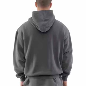 Wholesale High Quality <b>Men</b> Heavy Vintage 400 Gsm Pullover Heavyweight Cotton Oversized <b>Plain</b> Custom <b>Men's</b> <b>Hoodies</b> - Product Image 5