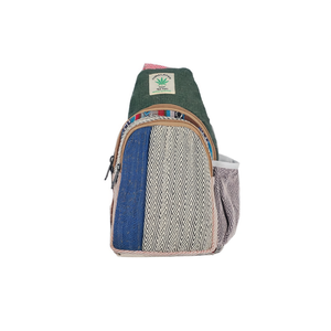 Sac à dos de voyage en coton et chanvre, confortable et écologique, sac à bandoulière - Product Image 2
