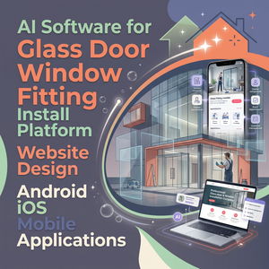 Aplicaciones móviles Android iOS, diseño de sitios web, software de IA para instalación de puertas y ventanas de vidrio, software de IA ERP CRM, WordPress, Shopify - Product Image 3