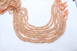 Cuentas Redondas Lisas de Piedra Lunar Melocotón AAA de 6-7MM, Cuentas de Piedra Lunar, 5 Hilos de 13 Pulgadas, Cuentas Redondas de Piedra Lunar Melocotón Natural - Product Image 6