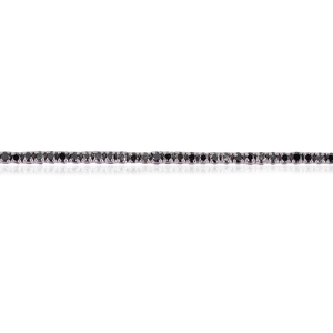 Bracelet tennis minimaliste en argent sterling 925 avec diamant noir naturel rond de 2,87 carats, bijoux fins pour femmes - Product Image 5