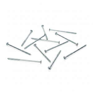 Tornillos parciales de cabeza ranurada de acero al carbono con doble extremo zincado, grado industrial PDC, pulgadas/métricos, para madera, Clase 4.8 6.8 - Product Image 5
